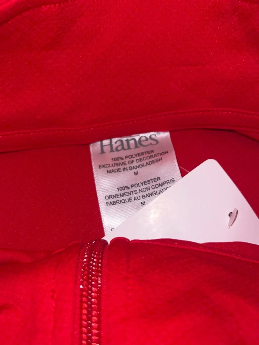 Hanes Red Georgia Bulldogs Lightweight Quarter-Zip Shirt Jacket